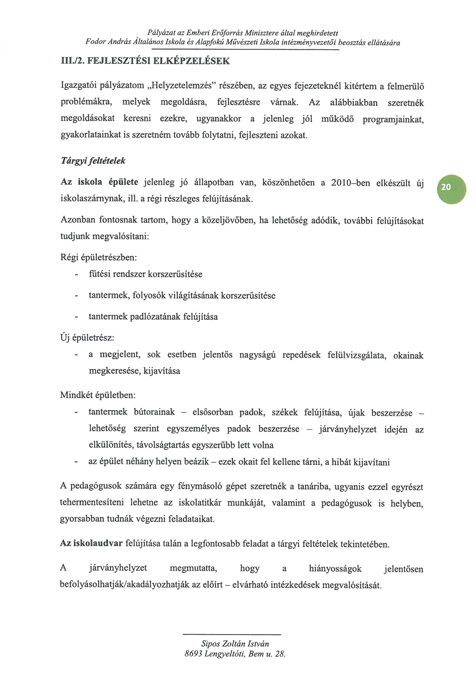Fodor Andras Alt. Isk.  Sipos Zoltan Istvan Oldal 17