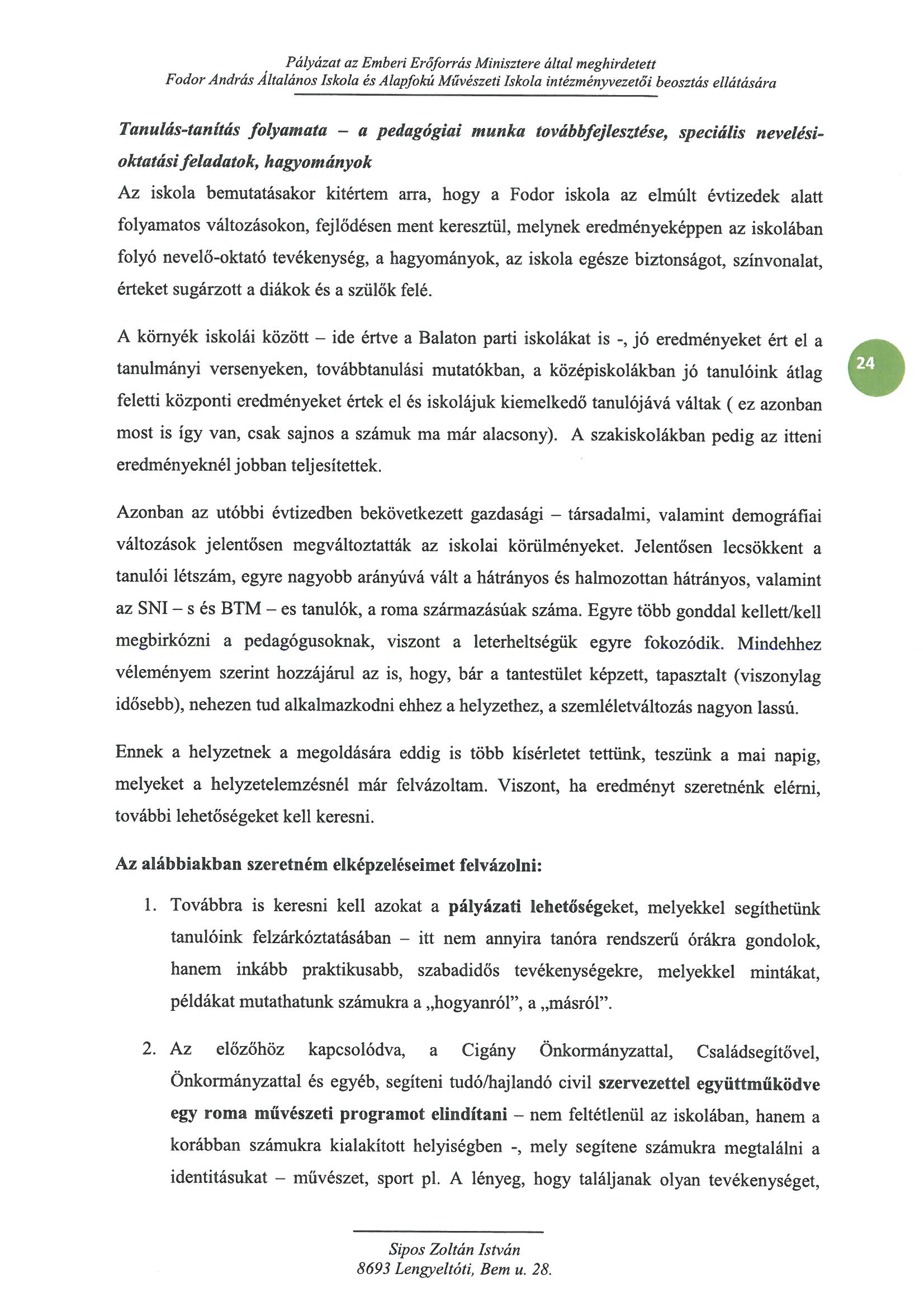 Fodor Andras Alt. Isk.  Sipos Zoltan Istvan Oldal 21