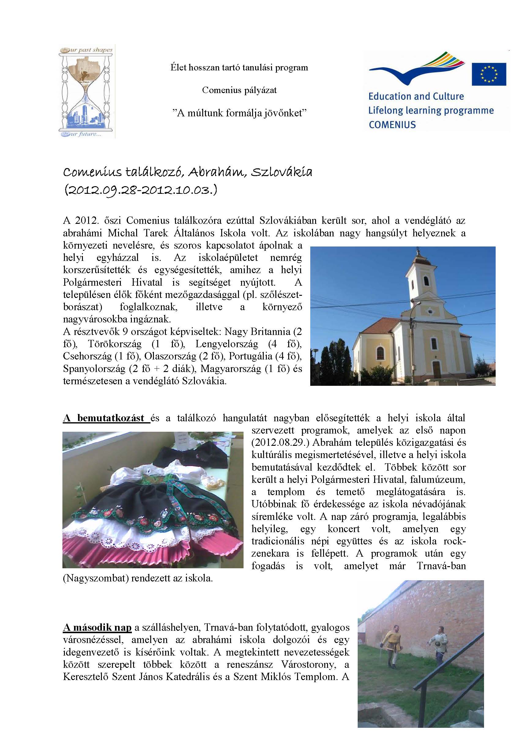 comenius szlovkia Oldal 1